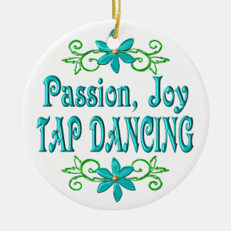 Passion Joy Tap Dancing Ceramic Tree Decoration