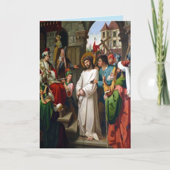 passion of christ greeting card (Front)