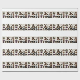 Passion of Christ Sticker Sheet - Realistic Classi Wrapping Paper