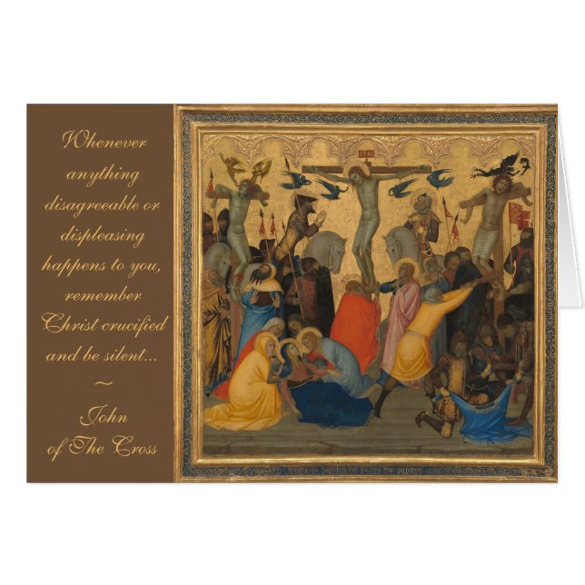 Passion of Jesus Christ Crucifixion Painting (Front Horizontal)