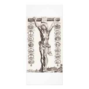 Passion of Jesus crucifixion of Christ Rack Card