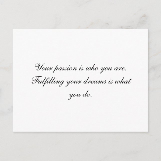 Passion Postcard (Front)