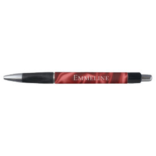 Passion Red Romantic Faux Satin 