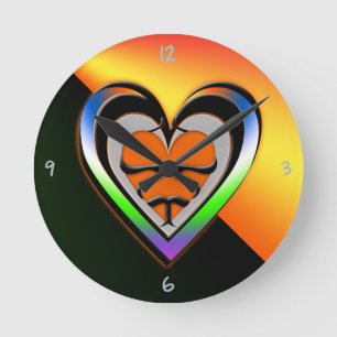 Passion Round Clock