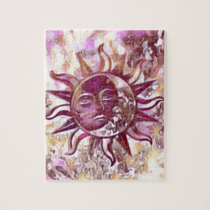 Passion Sun Moon Jigsaw Puzzle