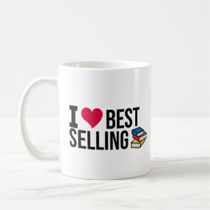 Passionate Bookworm: Best Selling Books Lover Coffee Mug