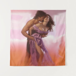 Passionate Embrace in Twilight Tapestry