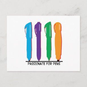Passionate For Pens Postcard