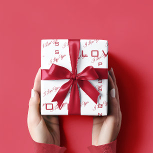 Passionate Love Valentine's Day Wrapping Paper