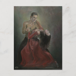 Passionate Paso Doble Postcard