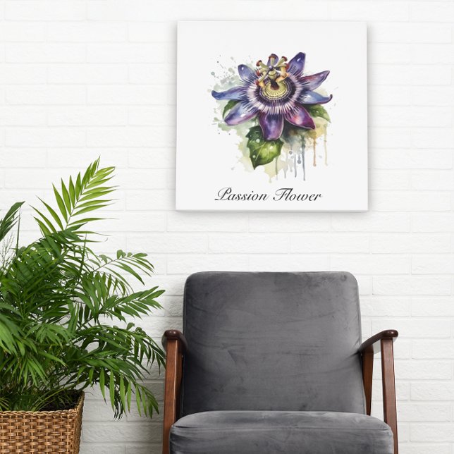 Passionate Purple Passion Flower Poster (Creator Uploaded)