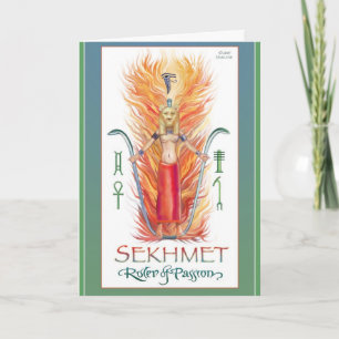 Passionate Sekhmet Card