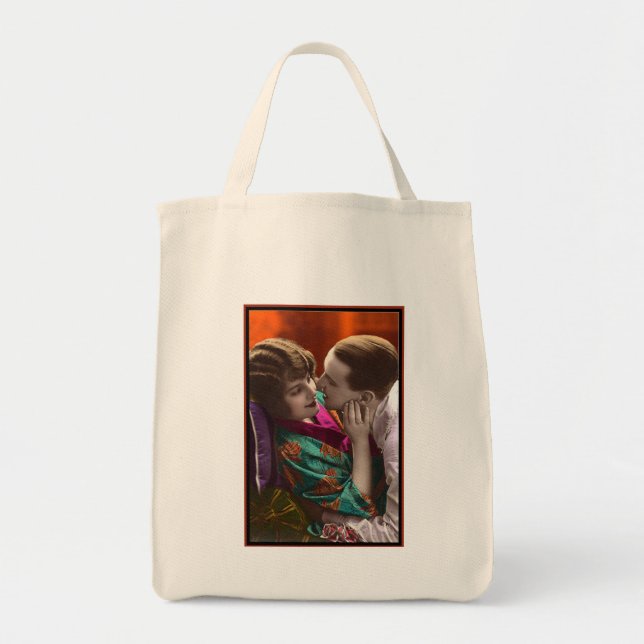 passionate vintage retro tote bag (Front)