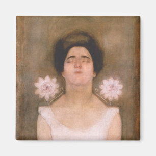Passionflower Woman (by Piet Mondrian) Magnet