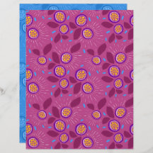 Passionfruit Scrapbook Paper