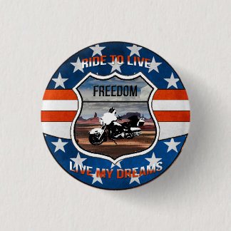 PassionRider swipes in 3 Cm Round Badge