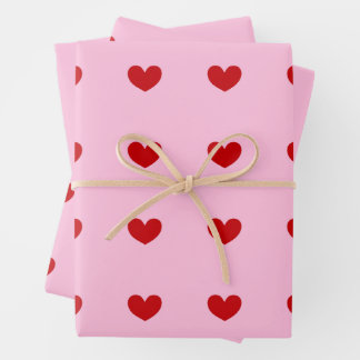 Passion's embrace wrapping paper sheet