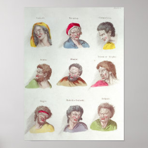 Passions, plate V, pub. by R. Edwards, London Poster