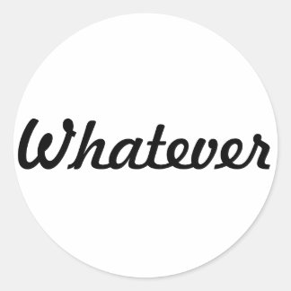 Passive-Aggressive Classic Round Sticker