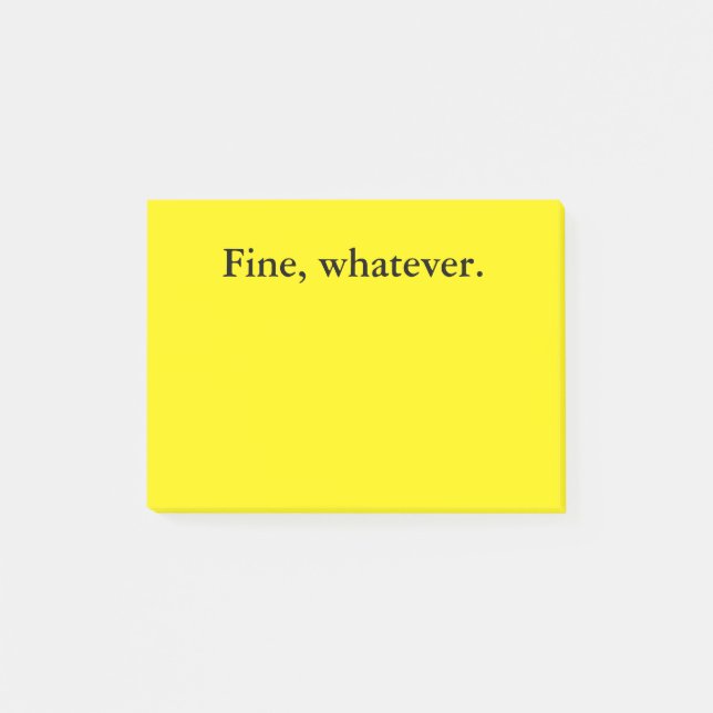 Passive Aggressive Notes (Front)