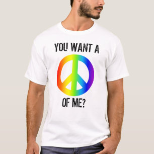 Passive Aggressive Peace Sign Men's T-Shirt