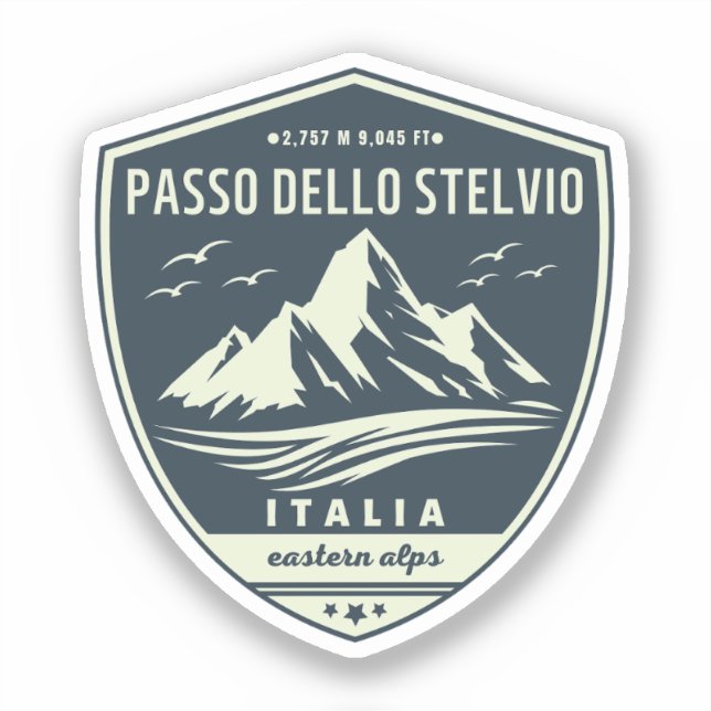  passo dello stelvio - stelvio pass italian alps (Front)