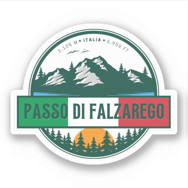  Passo di Falzarego-italian mountain pass dolomite (Front)