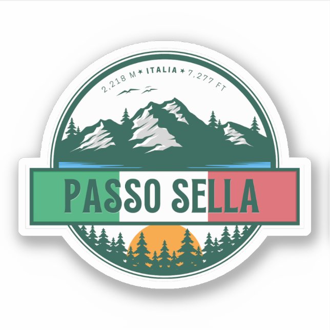  passo Sella italian Mountains motorcycle trip (Front)