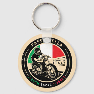 Passo Sella   Italy   Motorcycle Key Ring