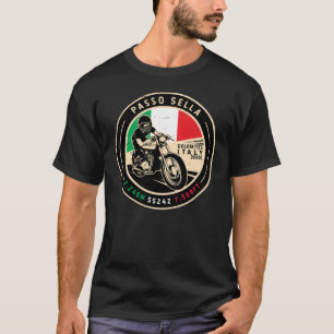 Passo Sella   Italy   Motorcycle T-Shirt