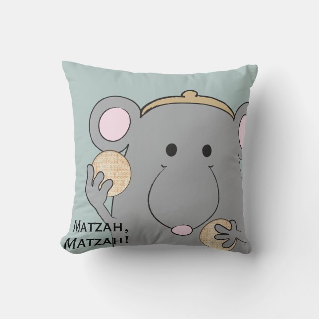 Passover 16/16" Pillow "Matzah, Matzah!" (Front)
