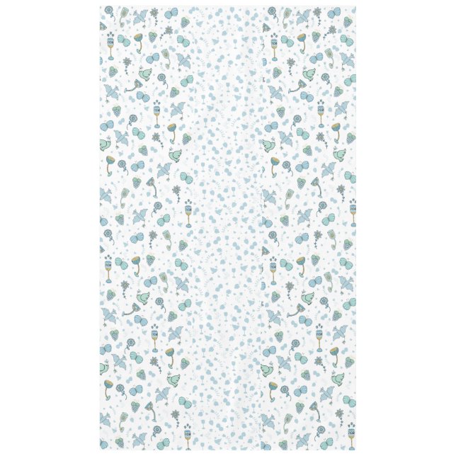 Passover 60/104 Tablecloth "Whimsical Seder" (Front)