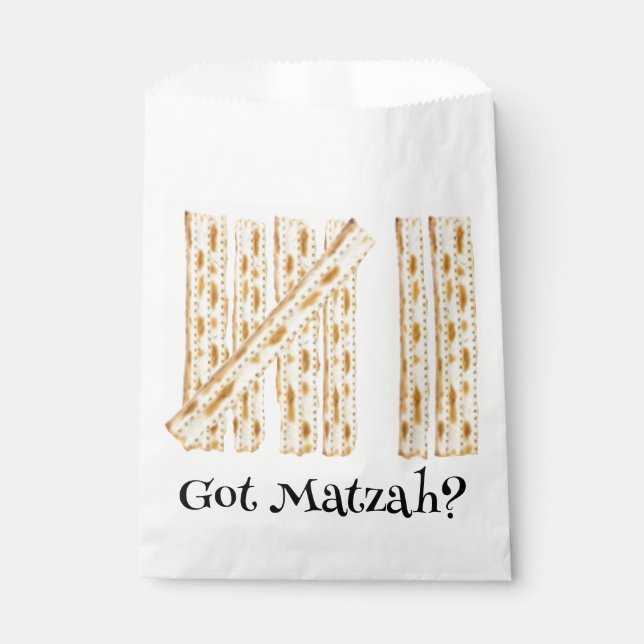 Passover 7 Days Got Matzah? Goodie Favour Bag (Front)