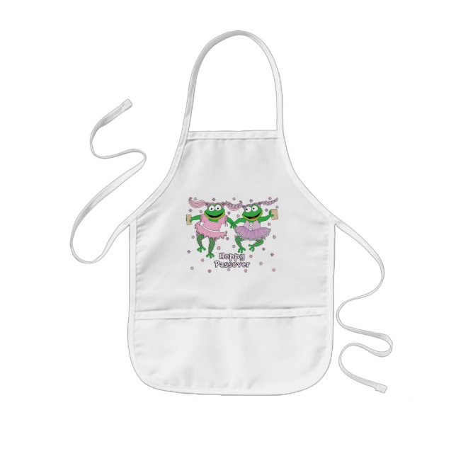 Passover Apron "Hoppy Passover" Dancers (Front)