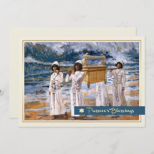 Passover Blessings. Fine Art Greeting Card (Front/Back)