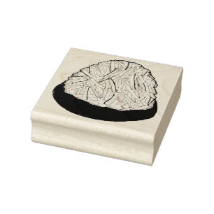 Passover Chocolate Coconut Macaroon Jewish Dessert Rubber Stamp
