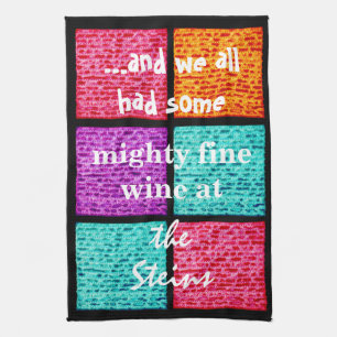 Passover Colorful Matzahs Kitchen Towel