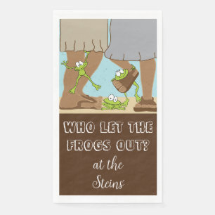 Passover Guest Towel Napkins Bcgd The Frogs Out