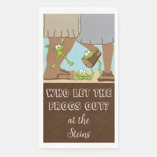 Passover Guest Towel Napkins Bcgd The Frogs Out
