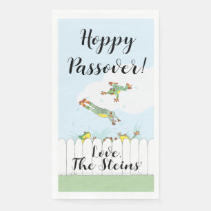 Passover Guest Towel Napkins Hoppy Passover
