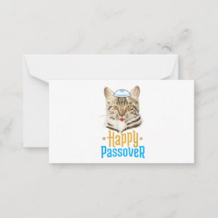 Passover Happy Passover Cat Funny Seder Jewish Card
