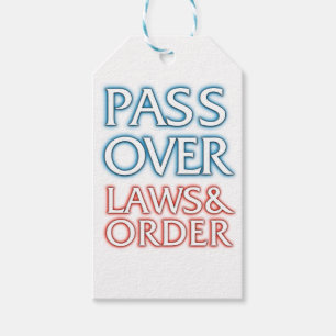 Passover. Laws & Order. Jewish Humour Gift Idea Gift Tags