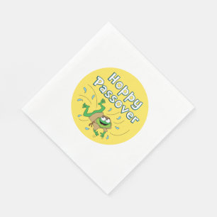 Passover Luncheon Napkins "Hoppy Passover"
