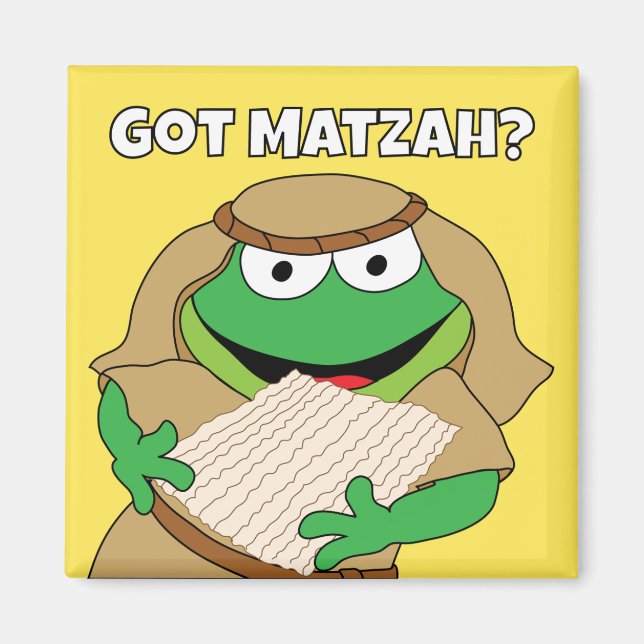Passover Magnet 2" square "Got Matzah?" (Front)