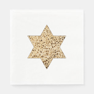 Passover Matzah Bread Star of David Napkin