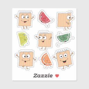 Passover Matzah/Candy Custom Shaped Stickers