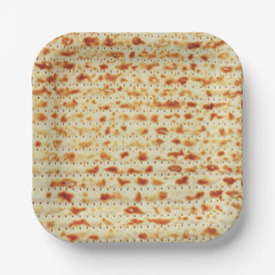 Passover Matzah decor Paper Plate