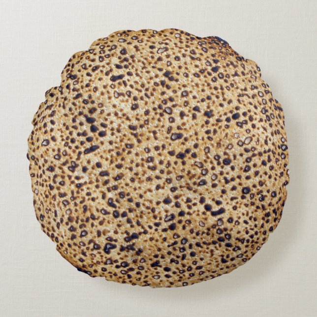 Passover Matzah Round Cushion (Front)