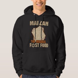 Passover Matzah The Original Fast Food Meal Seder Hoodie