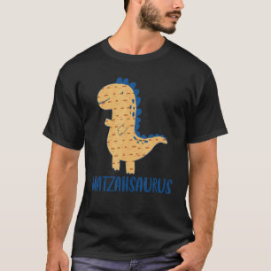 Passover Matzahsaurus Dinosaur Matzo Seder Jewish T-Shirt